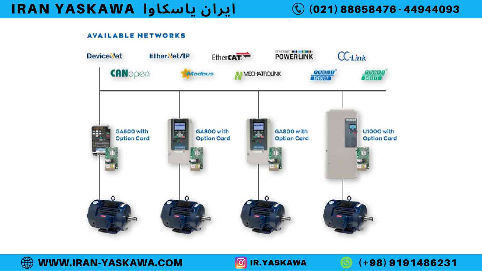پروتکل های ارتباطی صنعتی در محصولات یاسکاوا (دی ماه 1404)