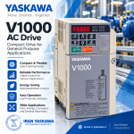 اینورتر یاسکاوا V1000 مدل CIMR-VB4A0007 (2.2 کیلووات)